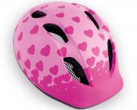 Helmet for children MET BUDDY Pink Hearts