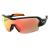 Glasses SCOTT SPUR Black Matt Orange Red Chrome Amplifier + Clear