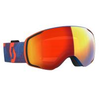 Ski mask SCOTT VAPOR LS Grenadine Orange Light Sensitive Red Chrome
