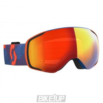 Ski mask SCOTT VAPOR LS Grenadine Orange Light Sensitive Red Chrome