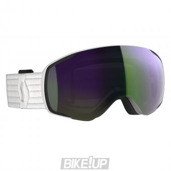 Ski mask SCOTT VAPOR White Enhancer Green Chrome