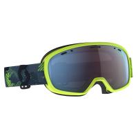 Ski mask SCOTT MUSE PRO Ultralime Green Storm Grey Enhancer Blue Chrome
