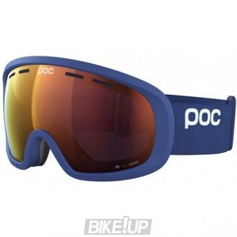 Ski mask POC Fovea Mid Clarity Lead Blue / Spektris Orange