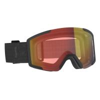 Ski mask SCOTT SHIELD LS Mountain Black Light Sensitive Blue Chrome