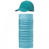 Kit BUFF UV COMBO CAPS PACK TREK Turquoise
