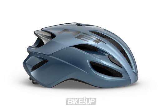 MET Helmet Rivale MIPS Navy Silver Glossy