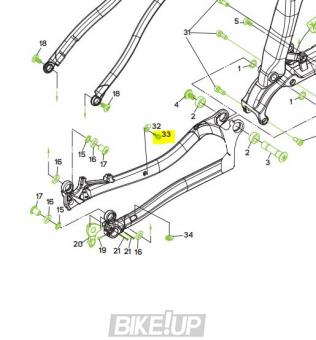 MERIDA Screw for MY21 eONE TWENTY / eBIG NINE/SEVEN / eBIG TOUR M5*P0.8*15L 2298002501