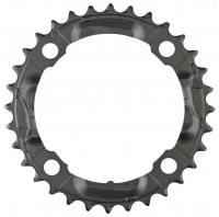 Alivio FC-M430-8 104mm BCD 4 Arm Middle Chainring Black 32T Y1M098050