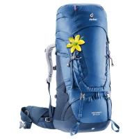Women's trekking backpack DEUTER Aircontact 50 + 10L SL 3399 Steel Midnight