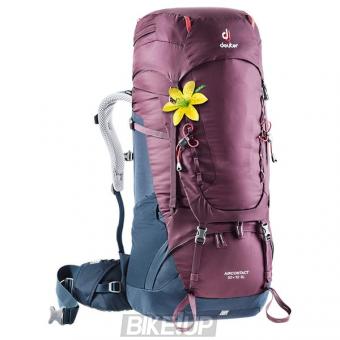 Backpack DEUTER Aircontact 50 + 10 SL 5326 Blackberry Navy