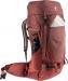 Womens Trekking backpack DEUTER Futura Air Trek 45 + 10L SL 5574 Redwood Lava