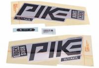 ROCKSHOX Decal Kit for Pike Ultimate Polar Foil Gloss Black 11.4018.105.009
