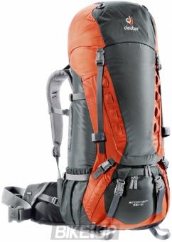 Backpack Deuter Aircontact 55 + 10 Granite Papaya