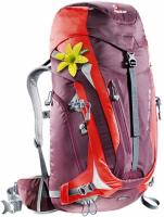 Backpack Deuter ACT Trail PRO 38 SL Aubergine Fire