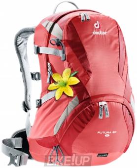 Female backpack Deuter Futura 20 SL coral-cranberry