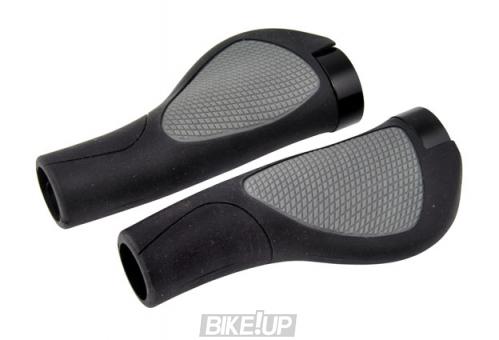 Longus TREKKING Dualcompound grips with lock black and gray