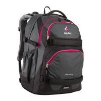 School Backpack Deuter Strike 32L black-magenta