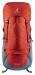 Trekking backpack female DEUTER Aircontact Lite 45 + 10L SL 5212 Paprika Teal