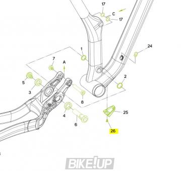 MERIDA Soecial Bolt M6*P1.0*17L 2300012253