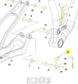 MERIDA Screw for MY21 NINETY SIX M4*P0.7*10L Gudie 2300015911