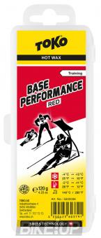 Hydrocarbon wax TOKO Base Performance red 120g
