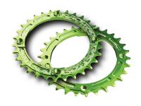 Star rods RACE FACE CHAINRING NARROW WIDE Green