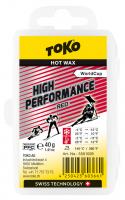 Wax with a high fluorine content TOKO High Performance red 40g
