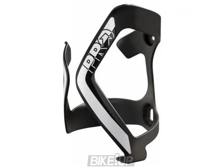 Flyagoderzhatel Pro Side Bottle Cage Black White for the left hand