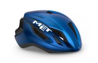 MET Helmet STRALE Blue Metallic Glossy