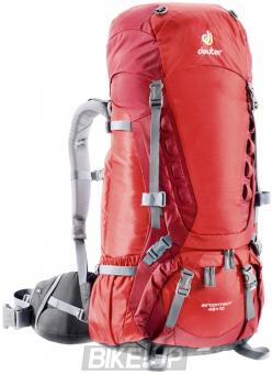 Backpack Deuter Aircontact 45 + 10 Fire Cranberry