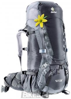 Backpack Deuter Aircontact 50 + 10 SL Black Titan