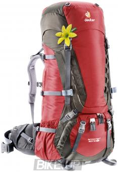 Backpack Deuter Aircontact 60 + 10 SL Cranberry Stone