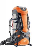 Backpack Deuter Aircontact PRO 55 + 15 SL Mandarine Anthracite