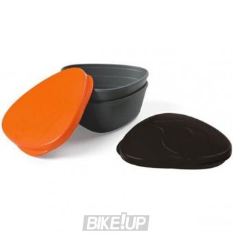 Set Tourist ware Light My Fire SnapBox 2-pack Black Orange