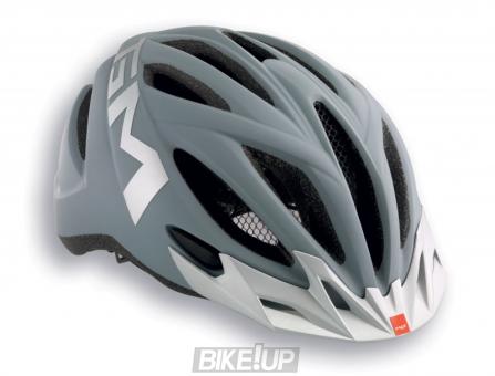 Helmet 20 MET Active Miles Matt Gray / Silver (Reflective Stickers)