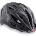 Helmet MET Active 20 Miles Matt Texture Black (reflective stickers)