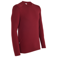 Thermal underwear top long sleeve Icebreaker BF 260 Tech LS Crewe MEN cabernet