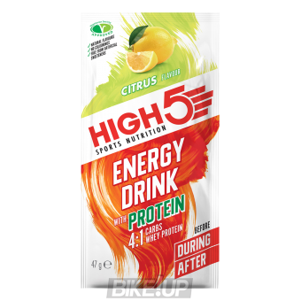 Energy drink HIGH5 Energy Drink with Protein Citrus 47g (Packaging 12pcs)