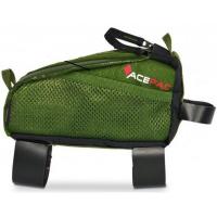 Bicycle frame bag on ACEPAC Fuel Bag M Green