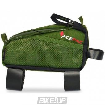 Bicycle frame bag on ACEPAC Fuel Bag M Green