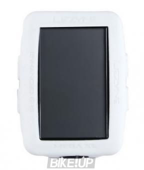 Case for bicycle computer Lezyne MEGA XL GPS COVER White