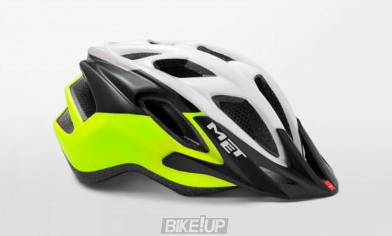 Helmet MET Funandgo Matt Safety Yellow Black White