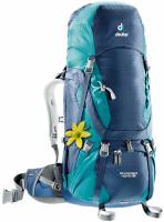 Female backpack Deuter Aircontact 40 + 10 SL midnight-petrol