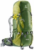 Female backpack Deuter Aircontact 50 + 10 SL pine-moss
