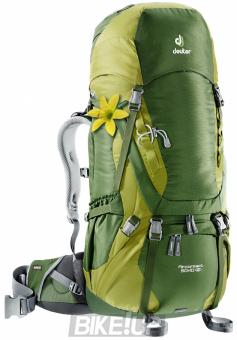 Female backpack Deuter Aircontact 50 + 10 SL pine-moss