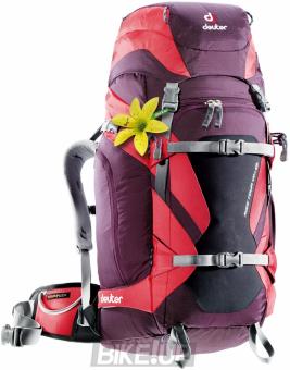 Female backpack Deuter Rise Tour 40+ SL aubergine-fire