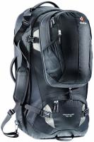 DEUTER Backpack Traveller 70+10 Black Silver
