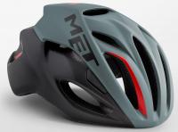 Helmet MET Rivale Gray Black Red Matt