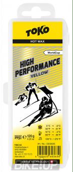 Wax with a high fluorine content TOKO High Performance yellow 120g