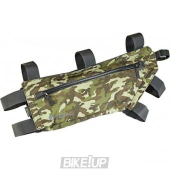 Bicycle frame bag on ACEPAC Zip Frame Bag L Camo